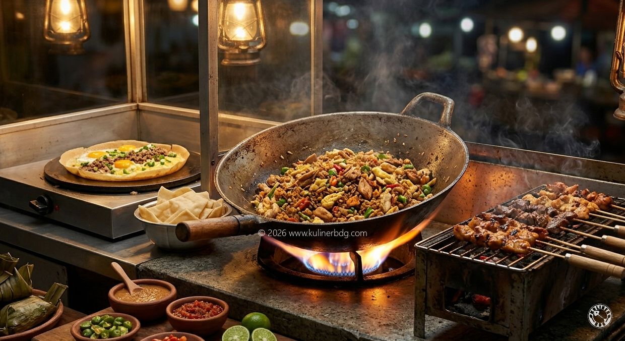 8 Spot Kuliner Malam Bandung yang Buka Sampai Larut