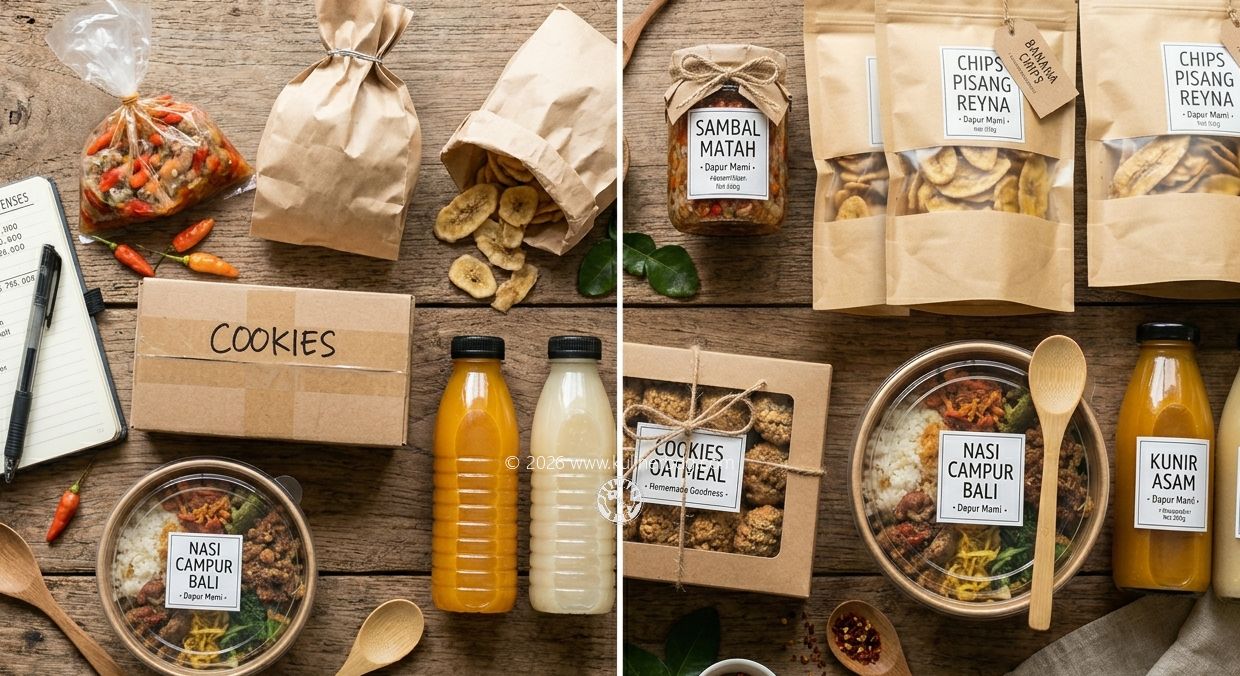 Packaging Makanan yang Menjual: Tips Kemasan Produk Kuliner Rumahan