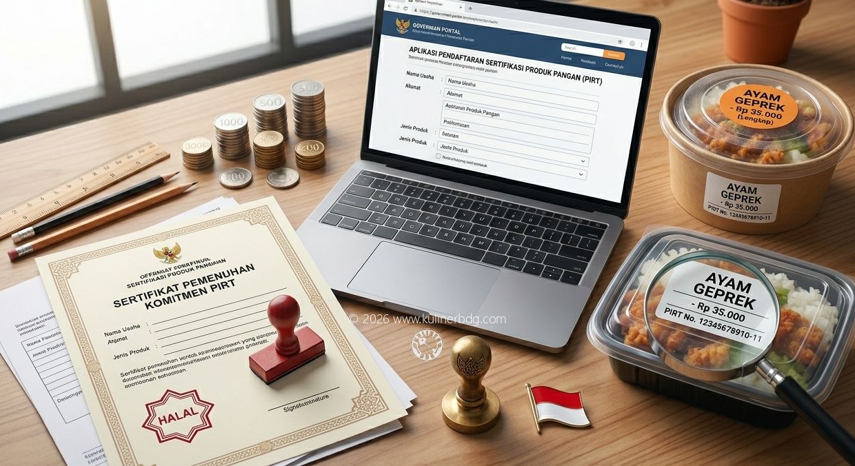 Tips Mengurus Izin PIRT dan Sertifikat Halal untuk UMKM Kuliner