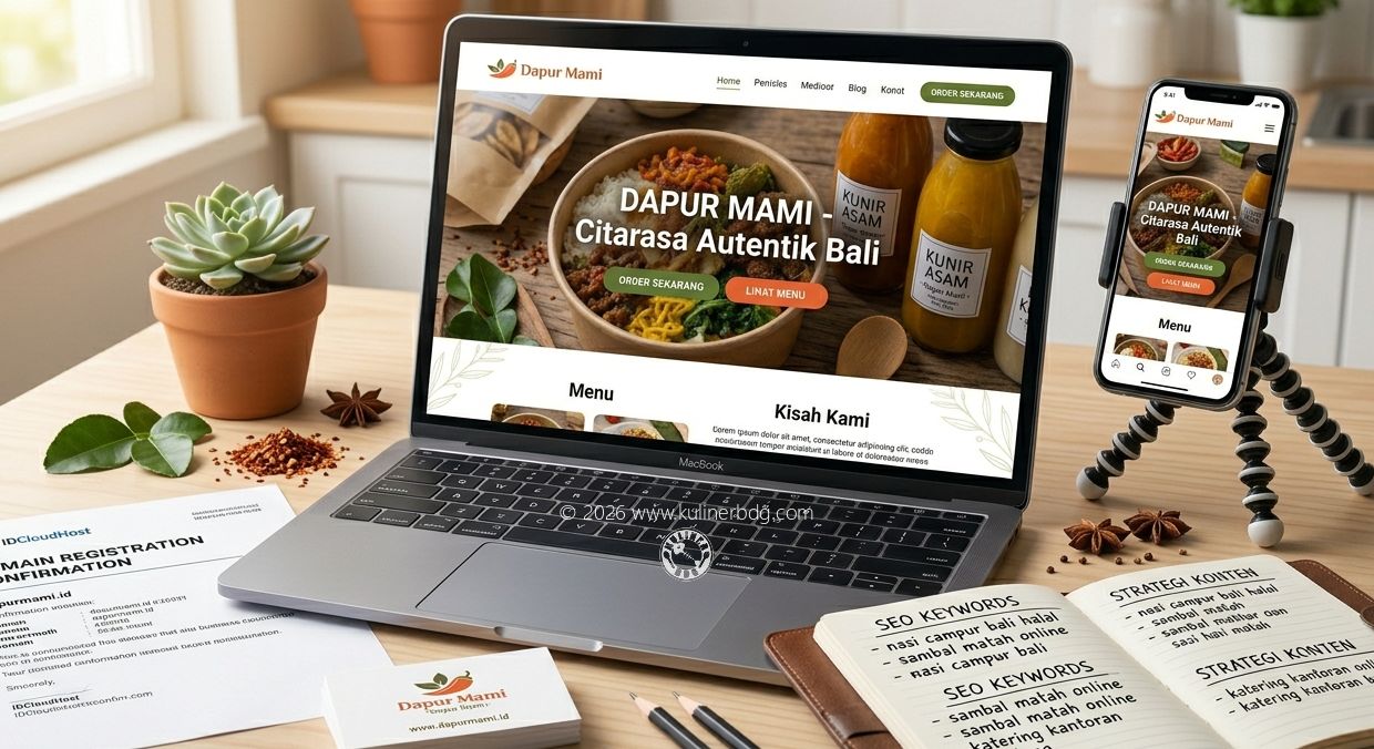 Dari Dapur ke Digital: Cara Bikin Website untuk Bisnis Kuliner Kamu