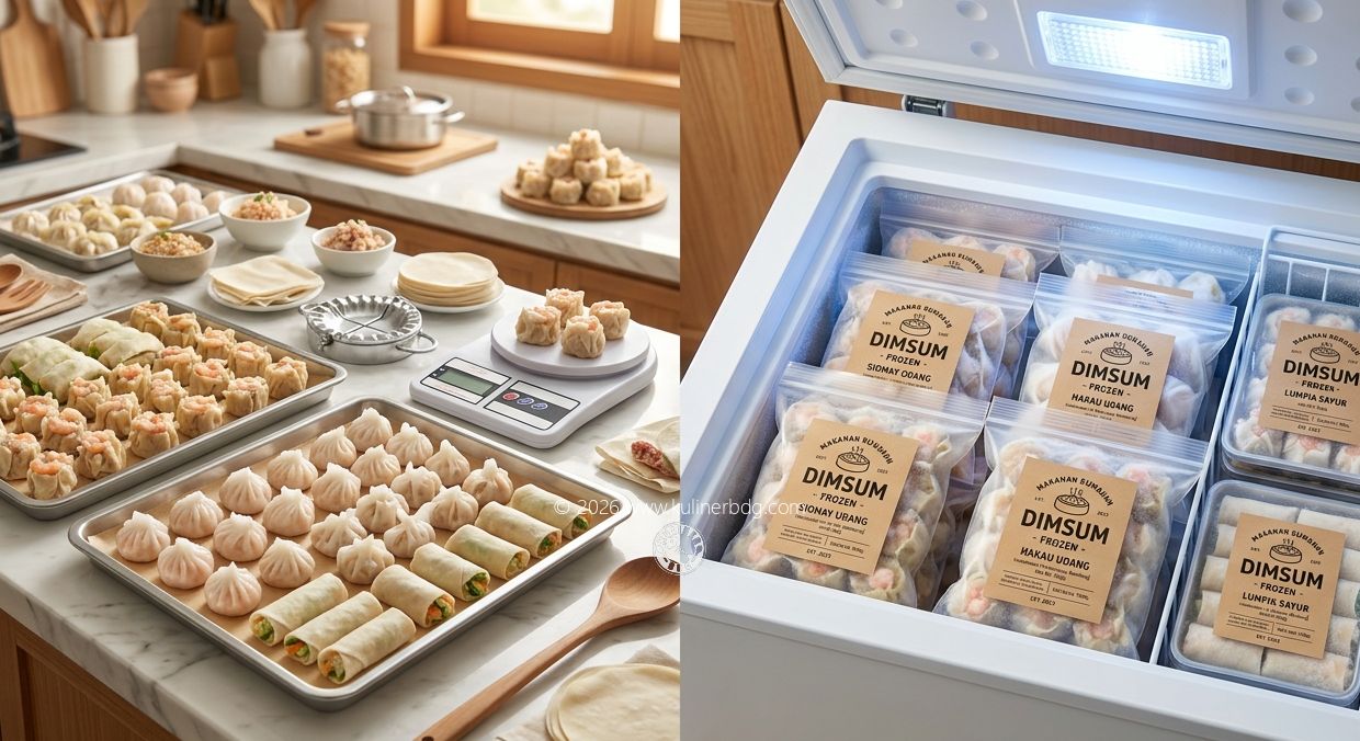 Bisnis Frozen Dimsum Rumahan: Sekali Bikin Jual Berminggu-minggu
