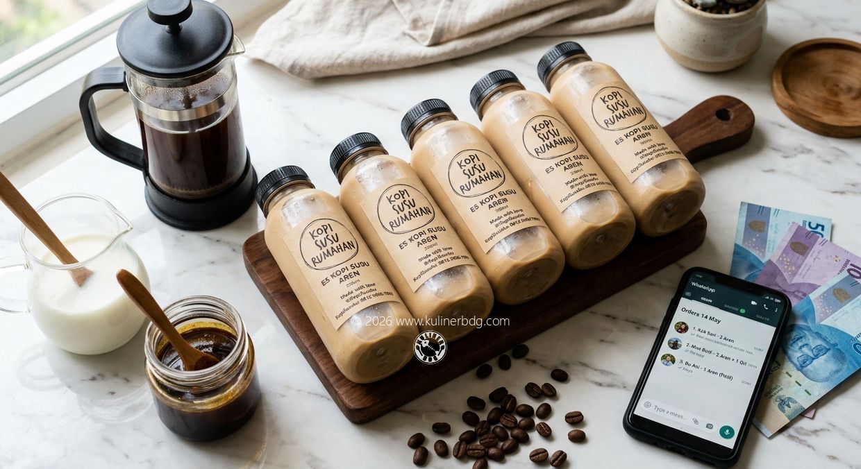 Jualan Es Kopi Susu Rumahan: Modal 200 Ribu Untung Jutaan