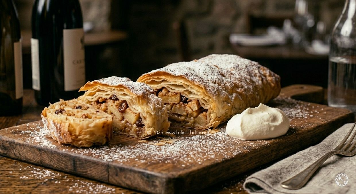 Apfelstrudel — Strudel Apel Klasik Austria