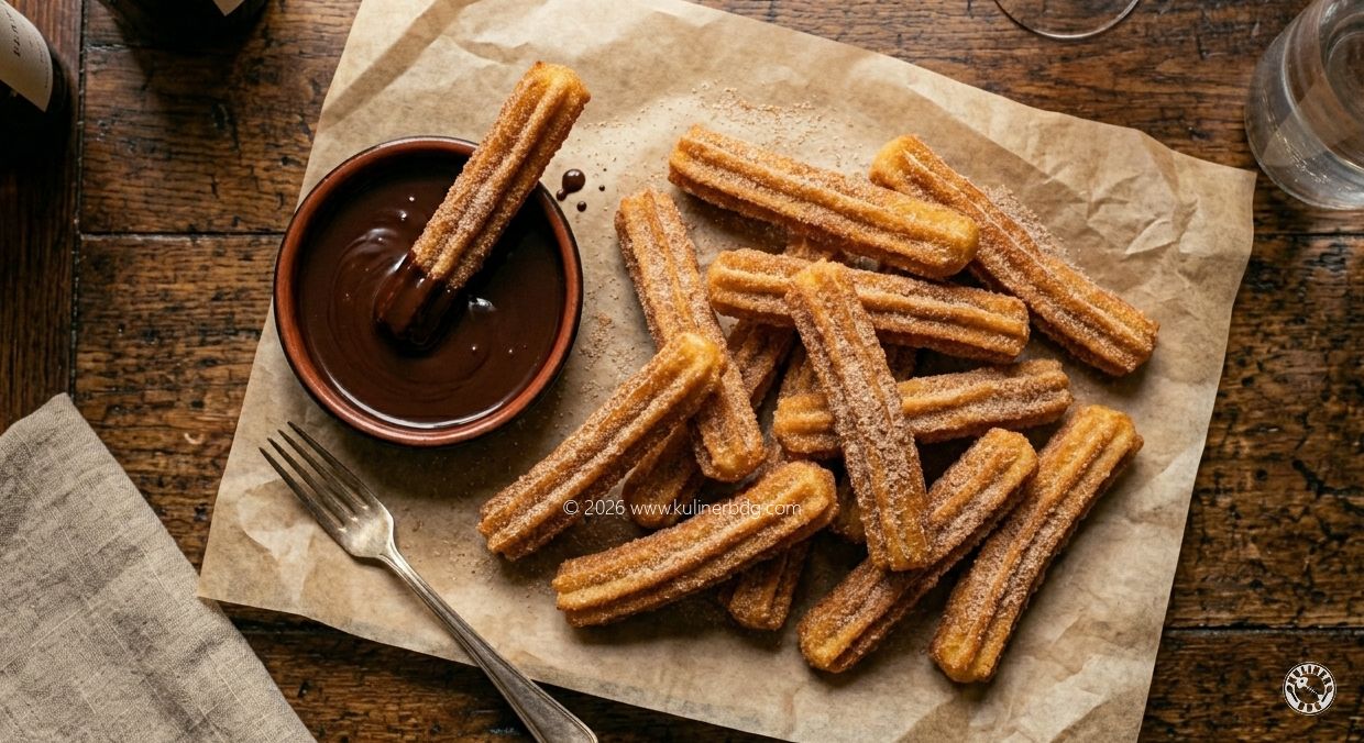 Resep Churros dengan Saus Cokelat - KulinerBDG