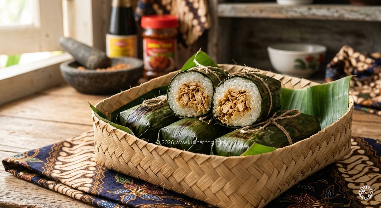 Resep Lemper Ayam Kukus - KulinerBDG