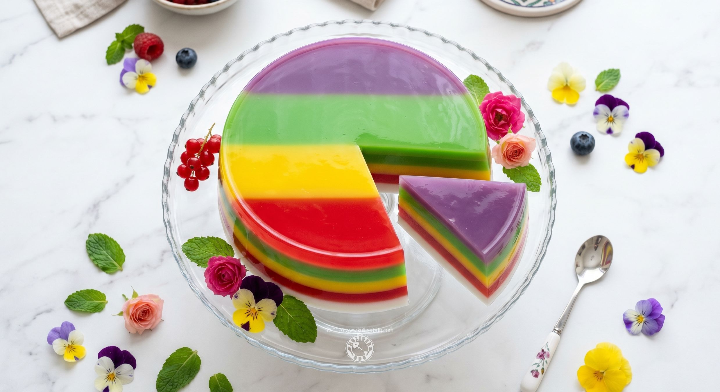 Puding Lapis Pelangi