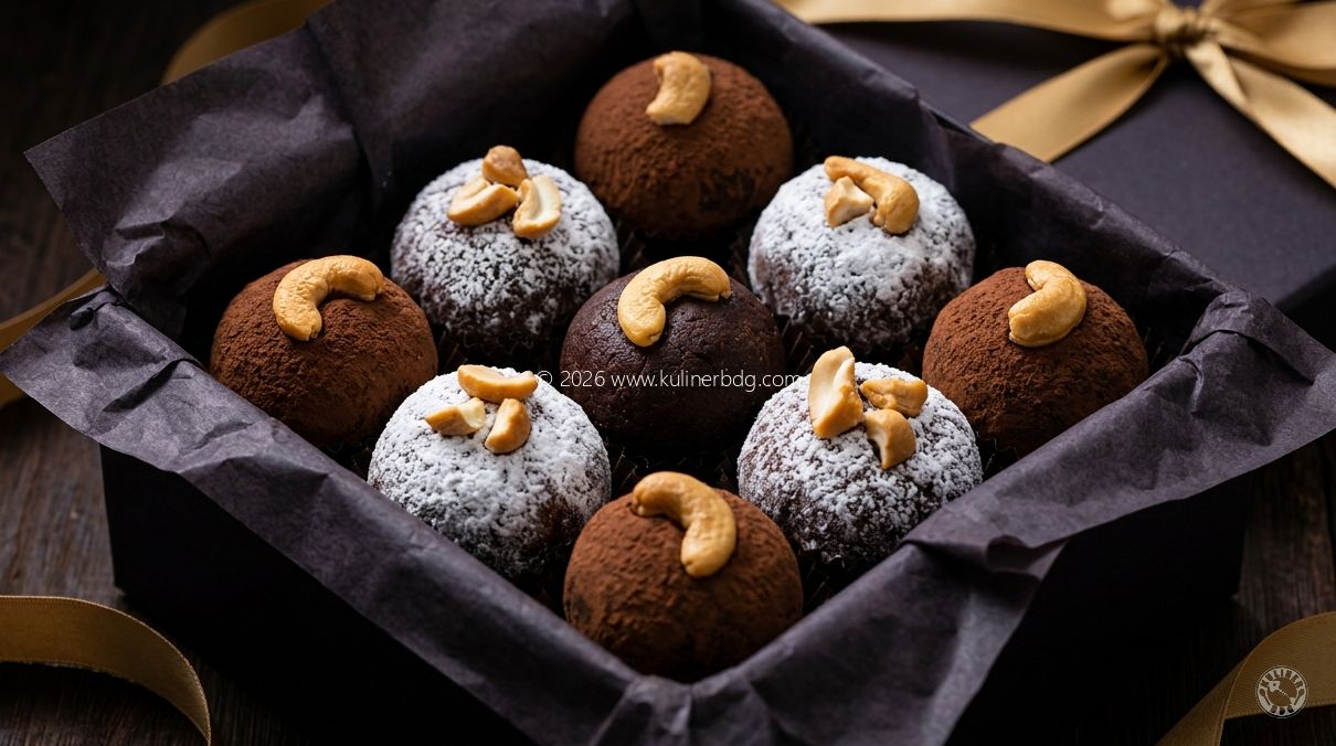 Resep Kue Bola Coklat Mete - KulinerBDG