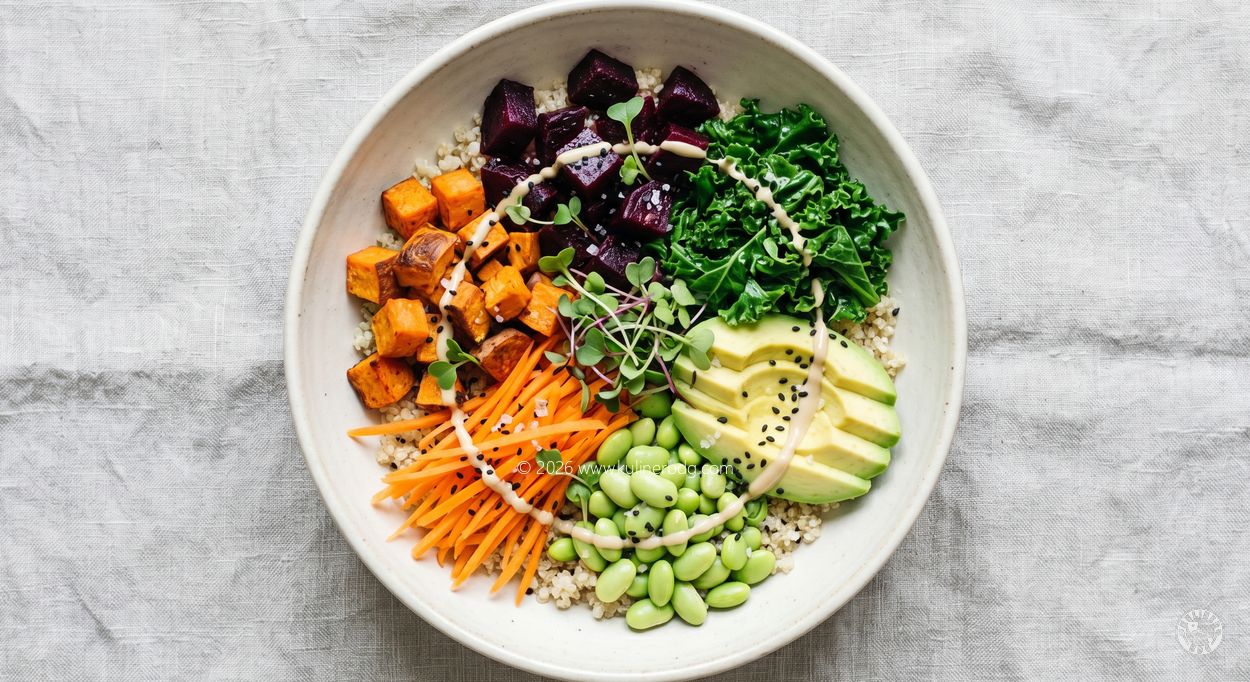 Resep Buddha Bowl Quinoa Pelangi - KulinerBDG