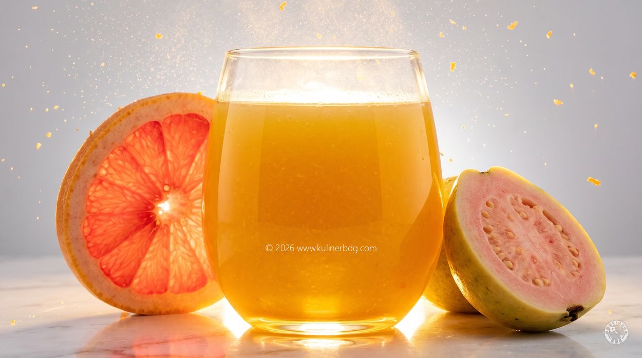 Resep Citrus Sunrise Vitamin C Blast - KulinerBDG