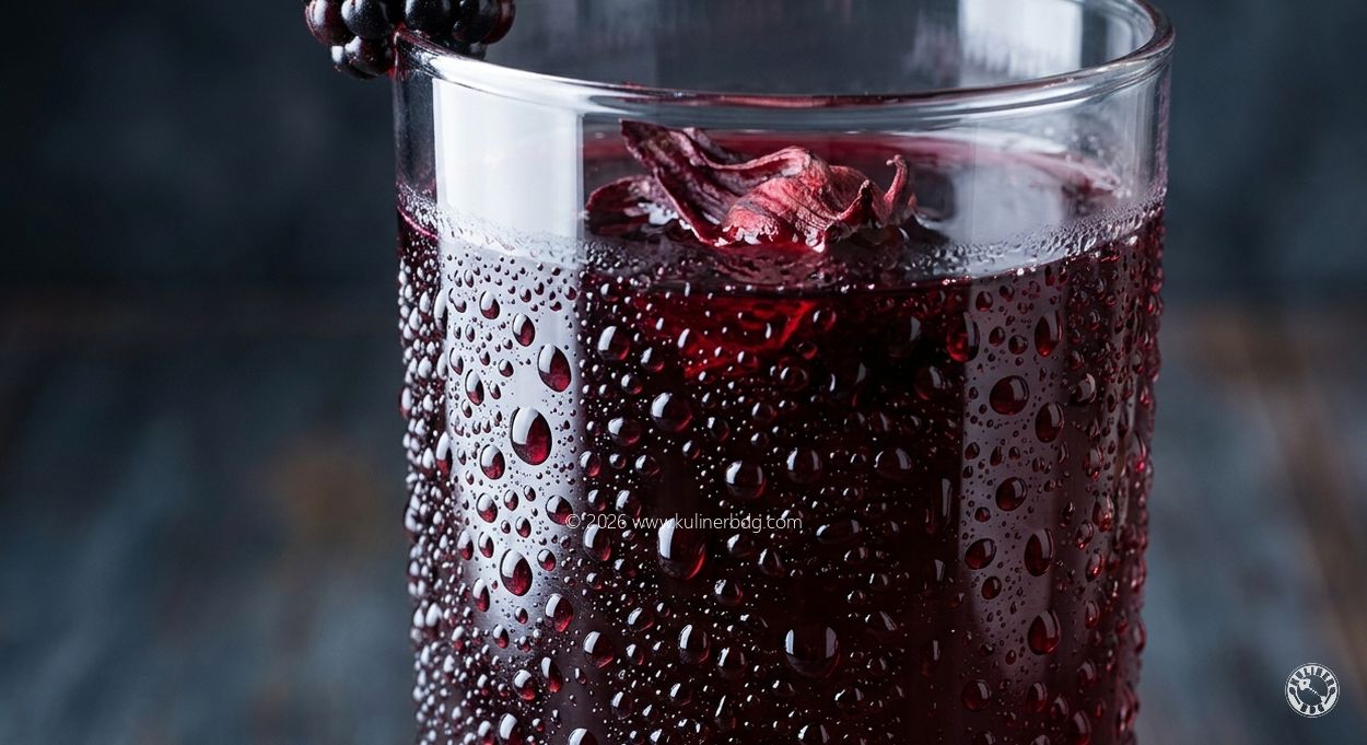 Resep Hibiscus Berry Cardio Cooler - KulinerBDG