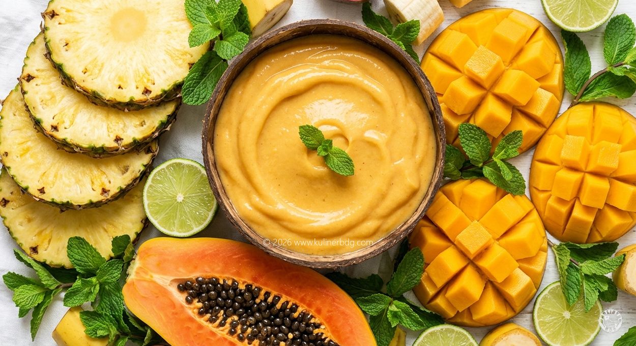 Resep Mango Papaya Digestive Enzyme Juice - KulinerBDG