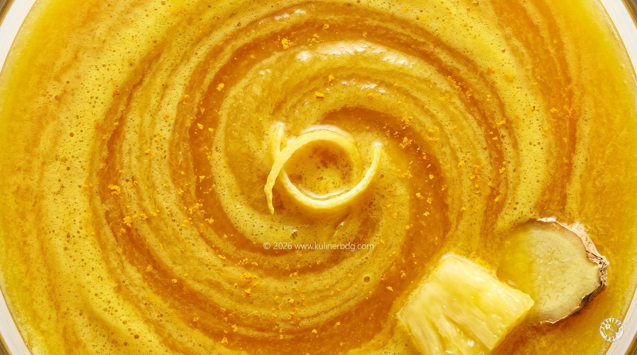 Resep Pineapple Ginger Turmeric Anti-Inflammatory - KulinerBDG