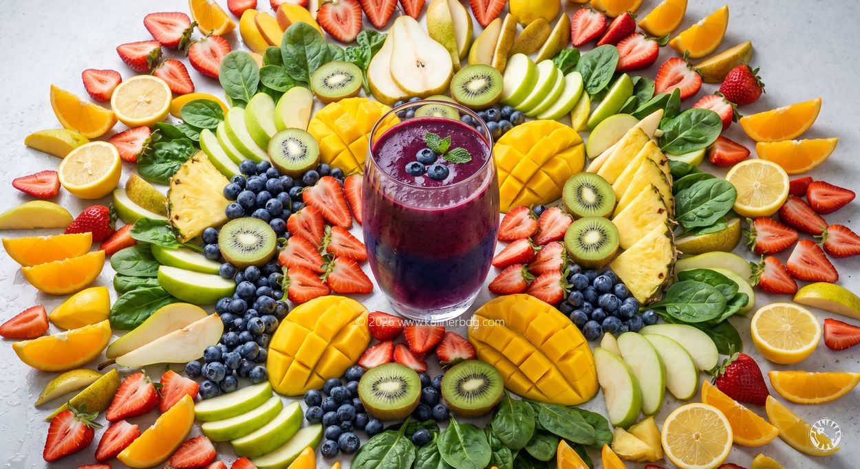 Resep Rainbow Antioxidant Supreme Juice - KulinerBDG