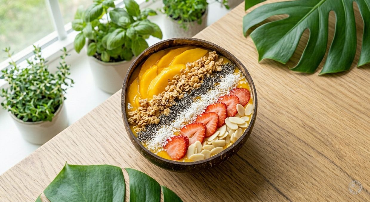 Resep Smoothie Bowl Mangga Yogurt - KulinerBDG