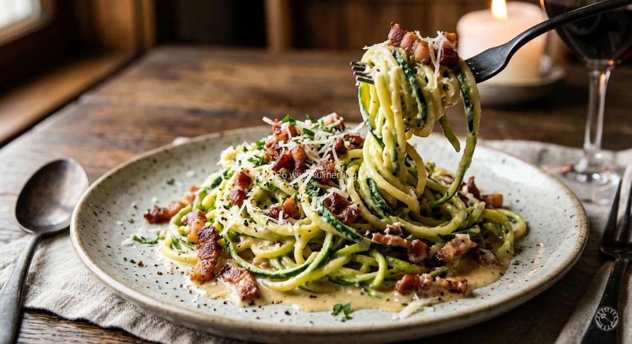 Resep Zoodles Carbonara - KulinerBDG