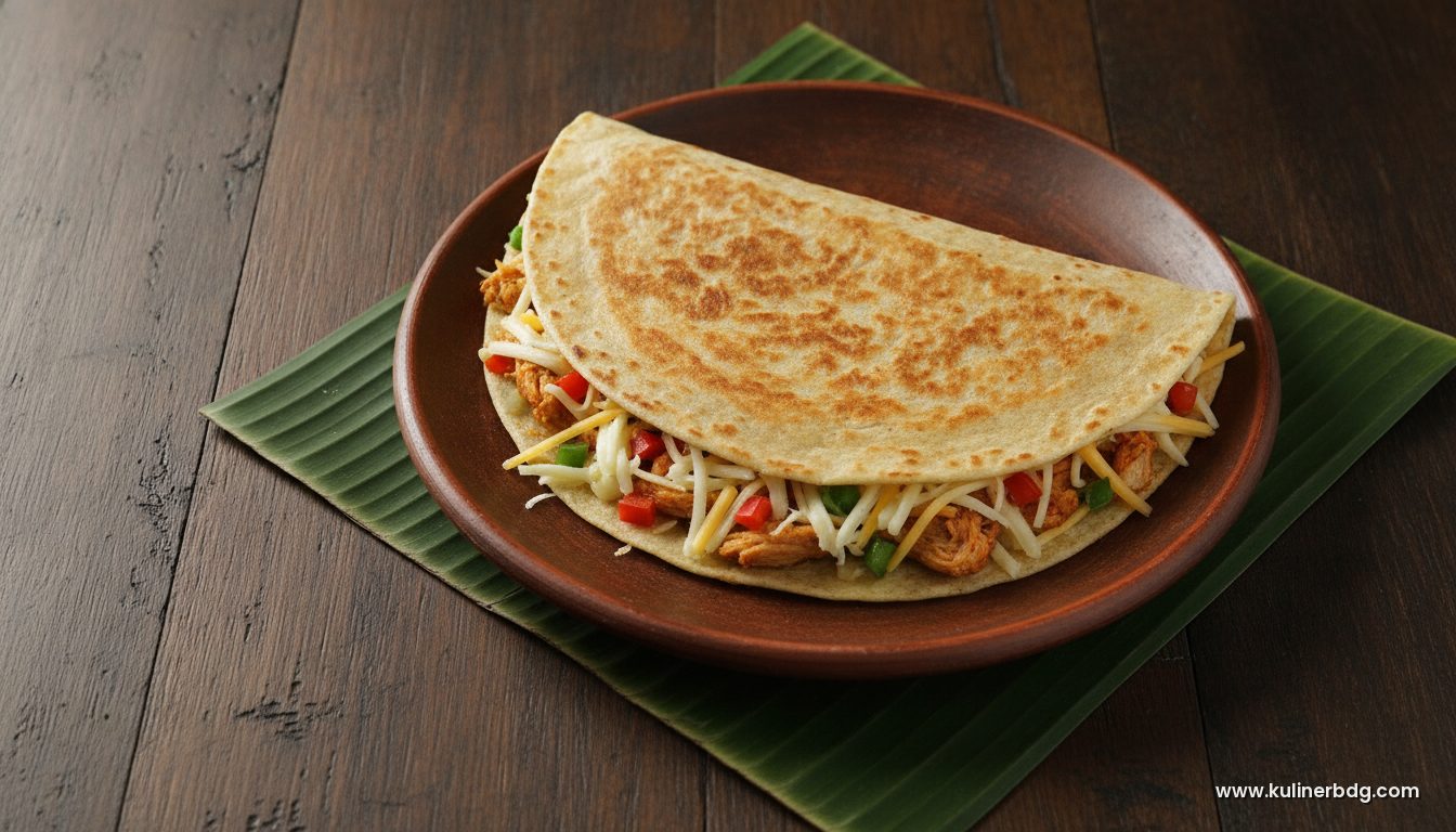 Quesadilla Keju Ayam Meksiko Renyah Gurih