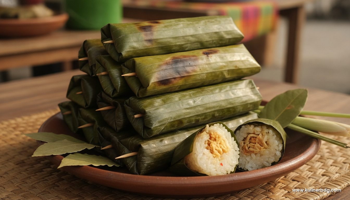 Resep Lemper Ayam Klasik Isi Ayam Suwir Gurih - KulinerBDG