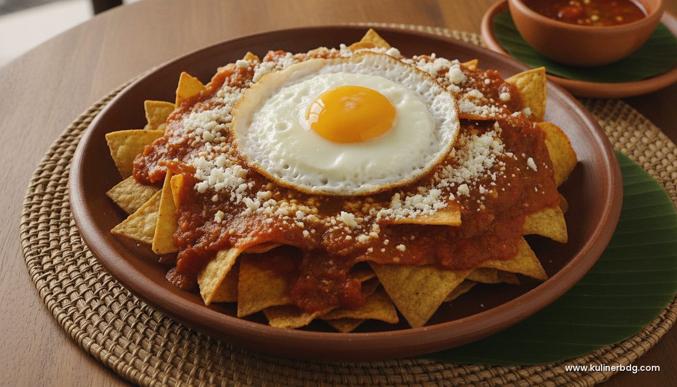 Chilaquiles Sarapan Meksiko Pedas Gurih