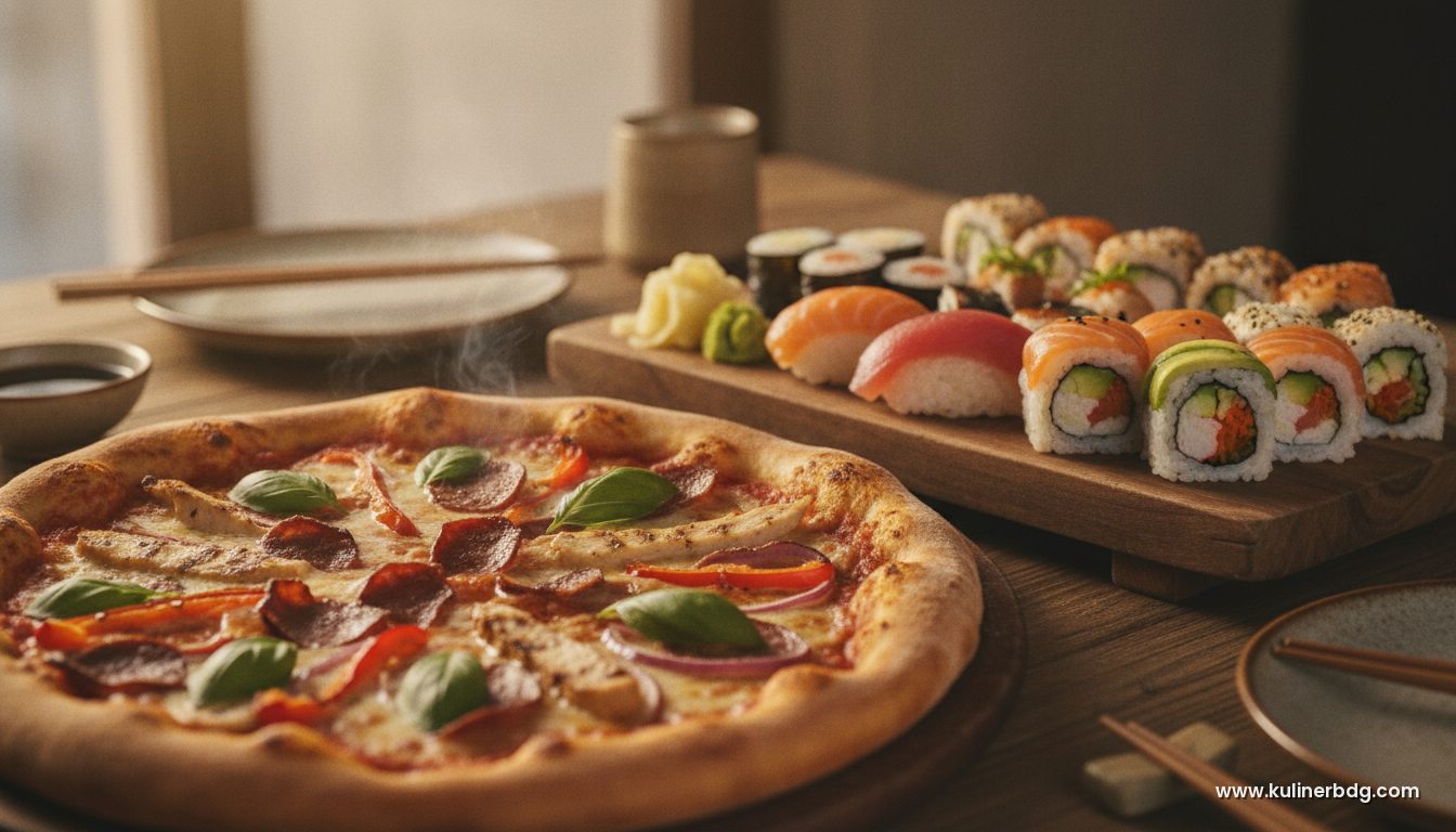 Kisah Nyeleneh di Balik Pizza, Sushi, dan Croissant Dunia