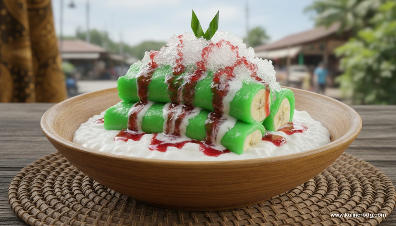 Es Pisang Ijo Khas Makassar, Segar dan Legit