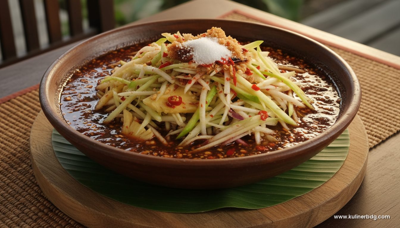 Rujak Serut Bogor, Segar Pedas Manis Kuah Gula Merah