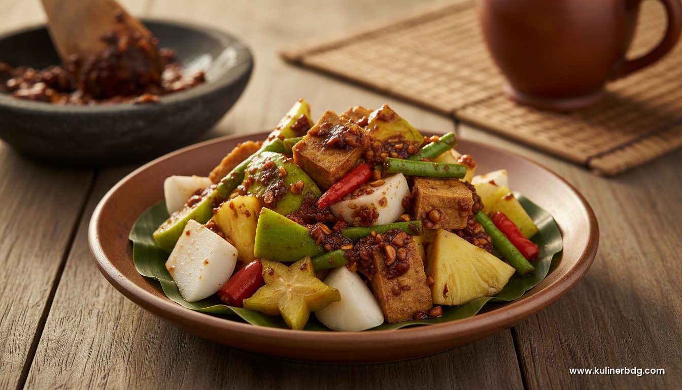 Rujak Petis Khas Surabaya-Malang, Segar Gurih Fermentasi Udang