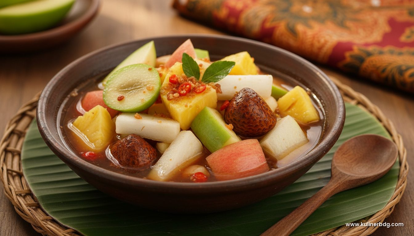 Rujak Kuah Pindang Bali, Segar Asam Pedas Aroma Rempah