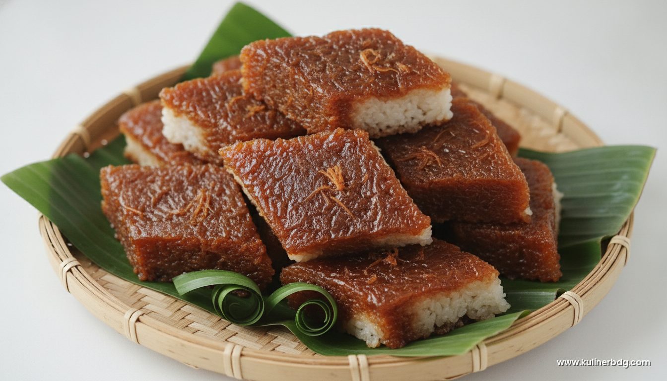 Kue Wajik Ketan Gula Merah, Legit Kenyal Khas Nusantara