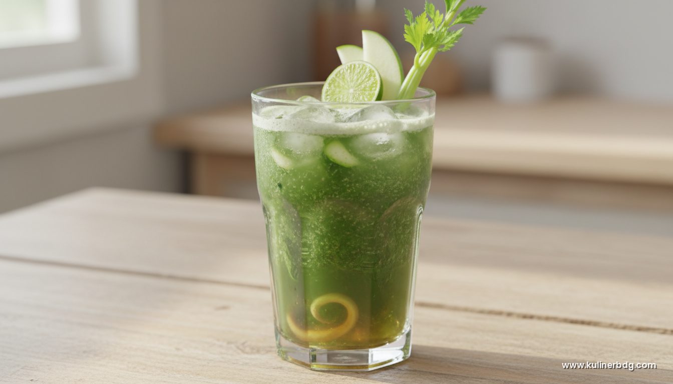 Resep Mixed Juice Sehat Detox Hijau Segar - KulinerBDG