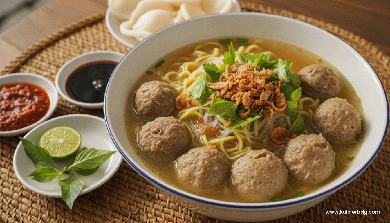Resep Baso Urat Sapi Kuah Gurih - KulinerBDG